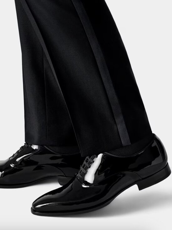Suitsupply Other - SUITSUPPLY Black Tuxedo Oxford Shoes Patent Leather Size 9.5 US / EU 42.5